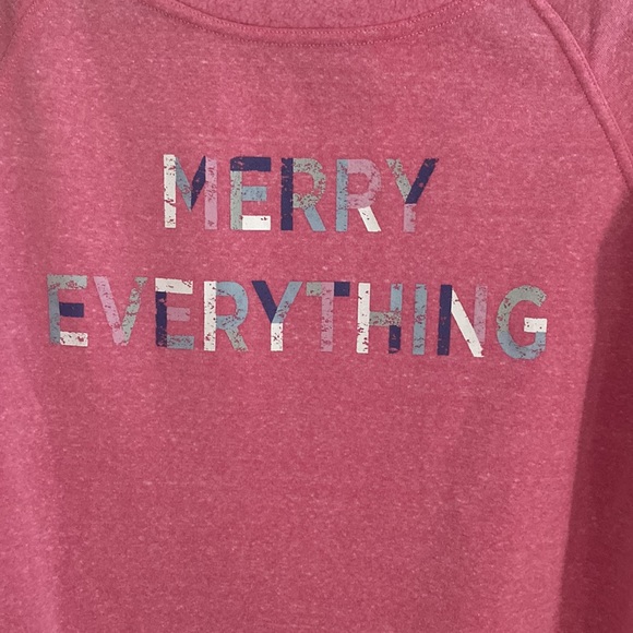 C&C California 'Merry Everything' Super Comfy Fleece Long Sleeve Top - Picture 3 of 12
